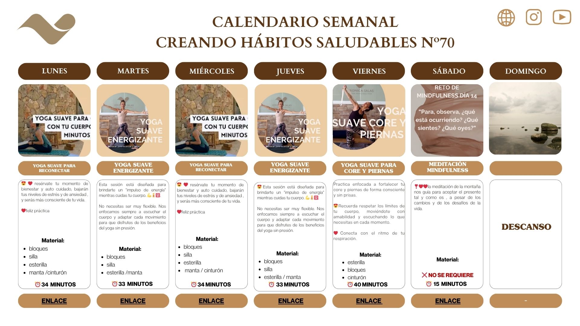 Calendario de practica de yoga-veronica salas